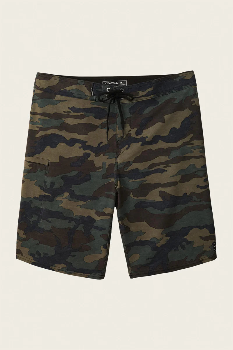 longboard surfboards for cruising-Oneill Hyperfreak Mens Boardshorts - Camo