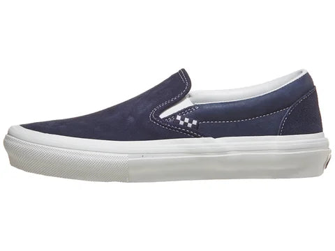 best surfboards for fast paddling-Vans Wrapped Skate Slip-On Deep Navy/Vintage White