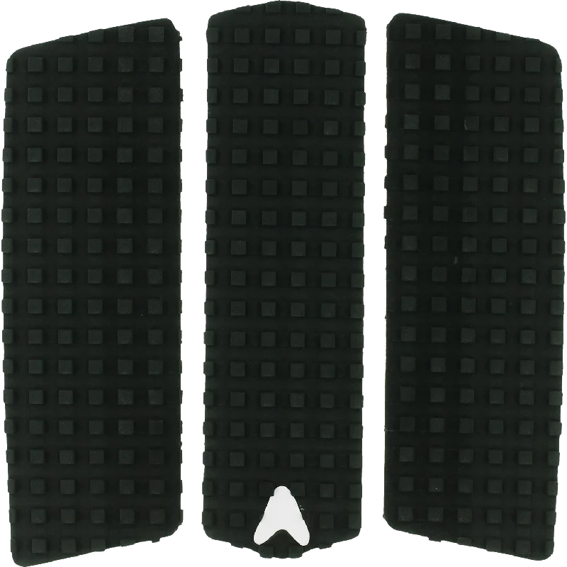 surfboards with better wave-catching ability-Astrodeck 408 Fletcher Front Foot 3pc Tracion Black