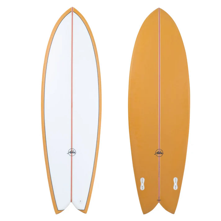 surfboards with quad-fin setup for speed-ALOHA KEEL FISH FCS2