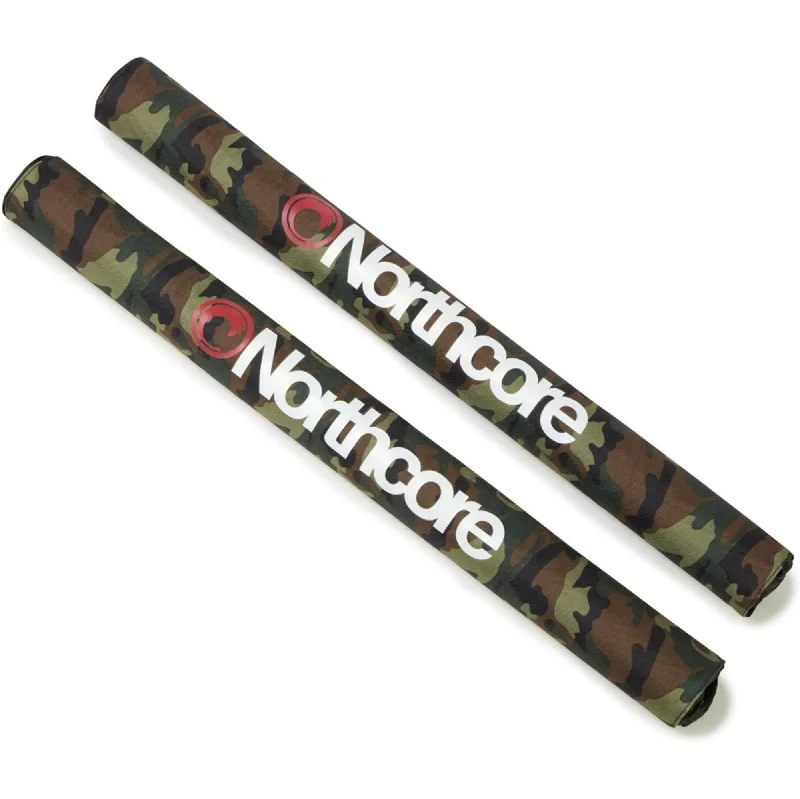 surfboards with great balance-Northcore Roof Rack Wide Load 72cm Pads Camo