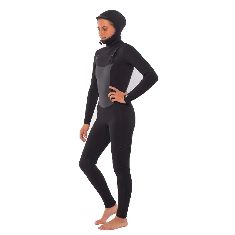 surfboards with better wave-catching ability-SISSTREVOLUTION WMNS 7 SEAS 5/4MM HOODED CZ 2022