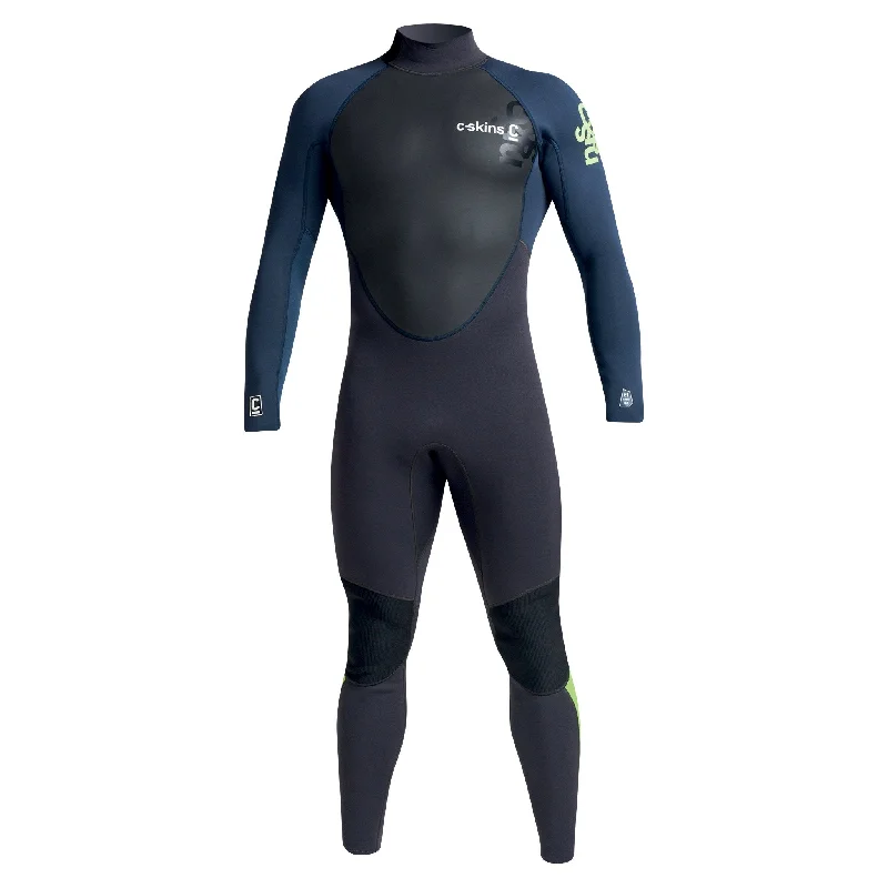 surfboards for maximum wave-catching efficiency-C-Skins Element 3x2mm Mens Steamer Wetsuit