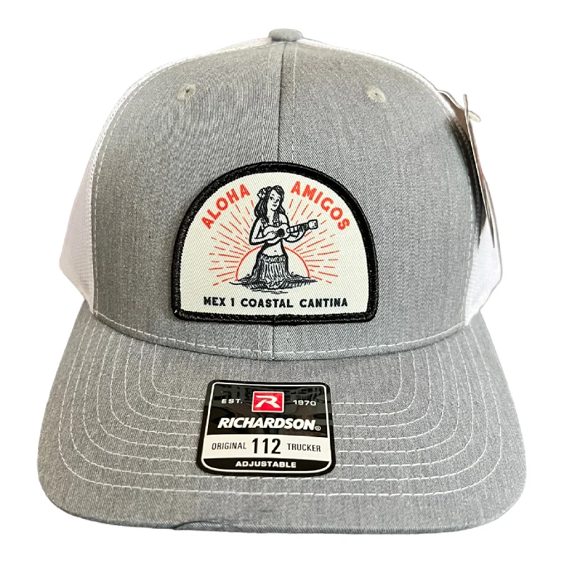 surfboards with reinforced construction for durability-Aloha Amigos | Hat | Grey