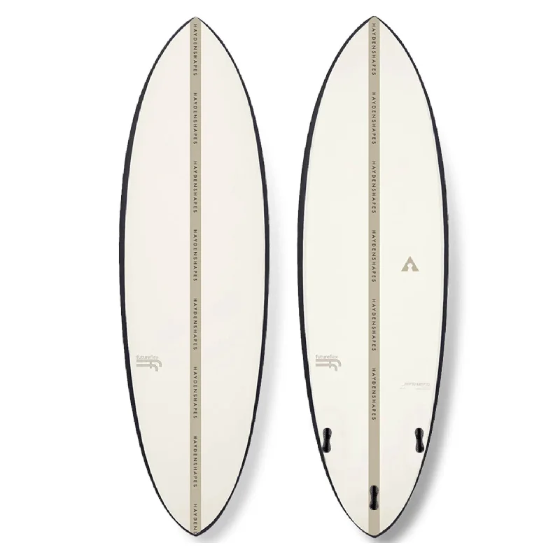 surfboards with enhanced grip for control-Haydenshapes Hypto Krypto 5'7  FF - FCS2 - Pampass