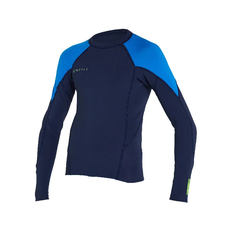 surfboards with lightweight and responsive designs-ONEILL BOYS REACTOR II LS CREW 1.5MM 2022