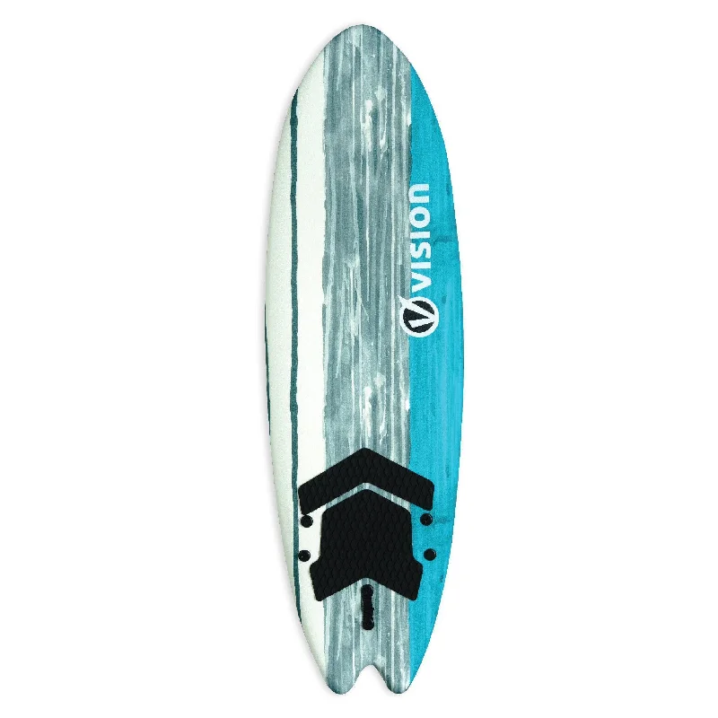 surfboards for heavy riders-Vision Spark XPS Fish 6'2  Foamie Surfboard