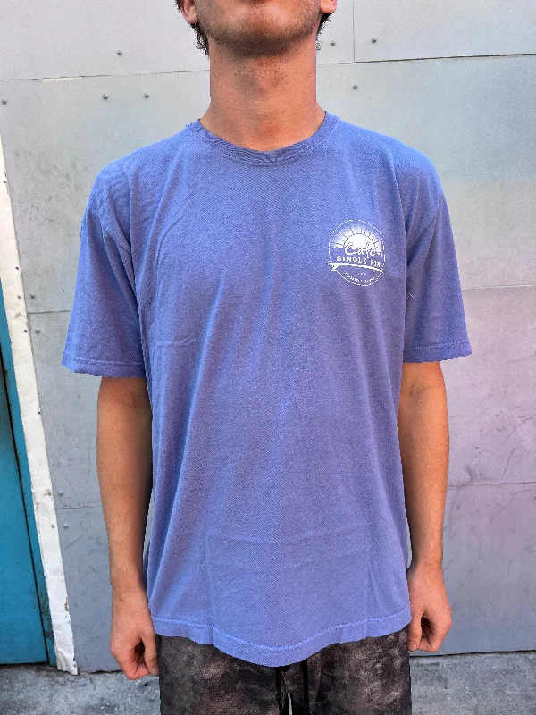 surfboards with soft-top construction for safety-WBZ Cafe Single Fin Garment Dyed S/S Tee