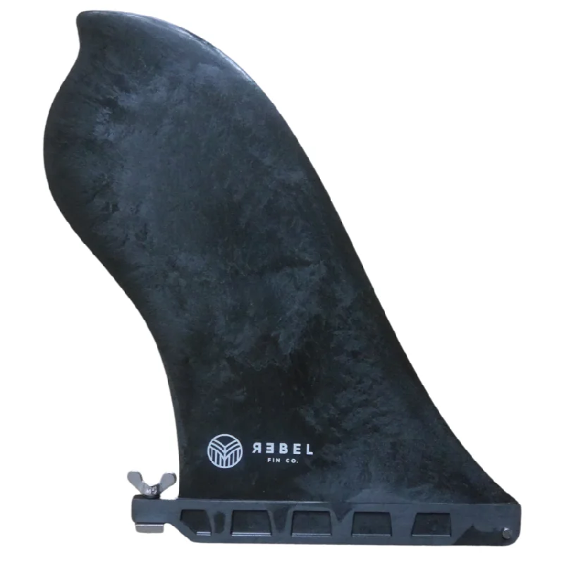 surfboards for better carving control-9.5'' NOSERIDER SINGLE FIN - recyceltes Carbon