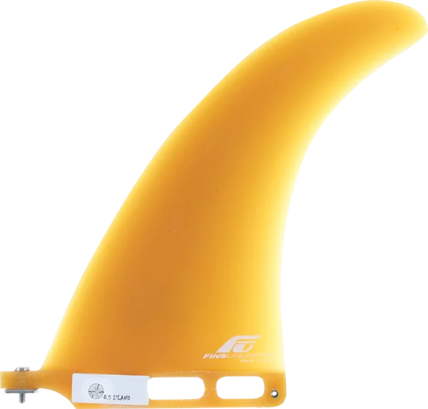 surfboards for quick response in heavy surf-Fins Unlimited Tudor Island 8.5" Orange Fin