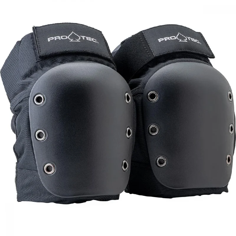 surfboards for fast, high-speed surfing-Pro Tec Pads Adult Junior Street Knee Pad Set Black