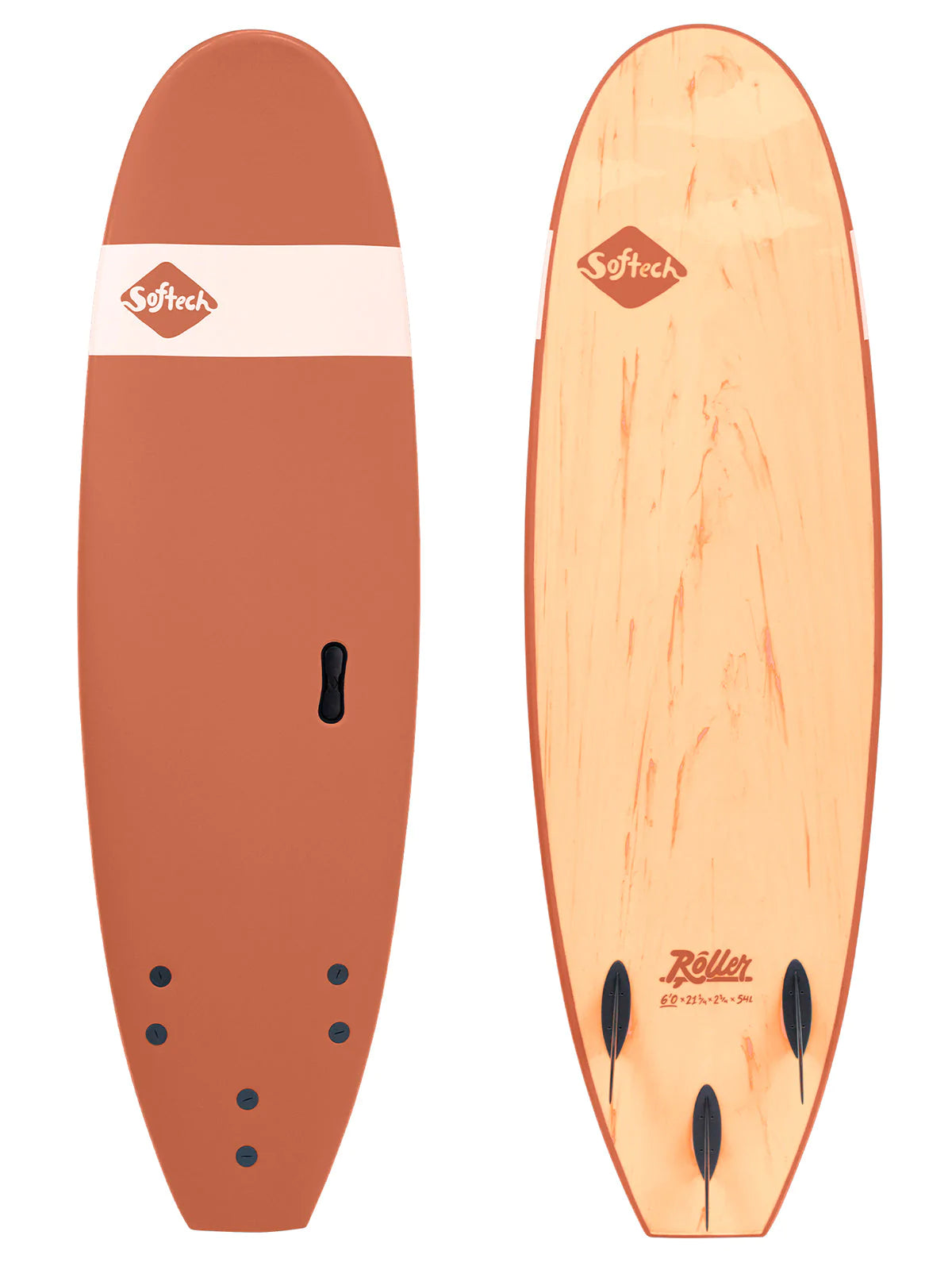 surfboards with minimal maintenance-Softech Roller Soft Top Surfboard 6'0"