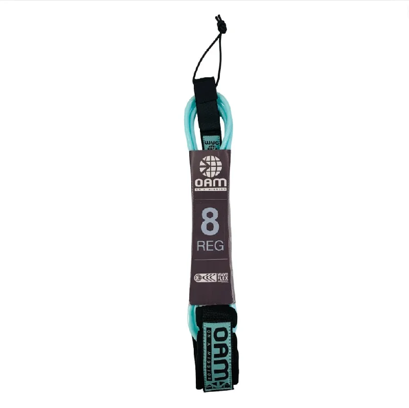 surfboards with high-performance rails-OAM 8' Regular Leash