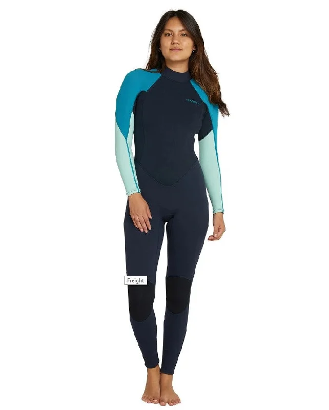 surfboards with extra hold in big waves-O'Neill Womens Reactor 3/2 BZ FL Wetsuit - Sum23