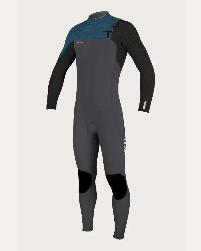 surfboards with minimal resistance for speed-Youth O'Neill Hyperfreak 4/3+ Chest Zip Fullsuit Wetsuit SP20