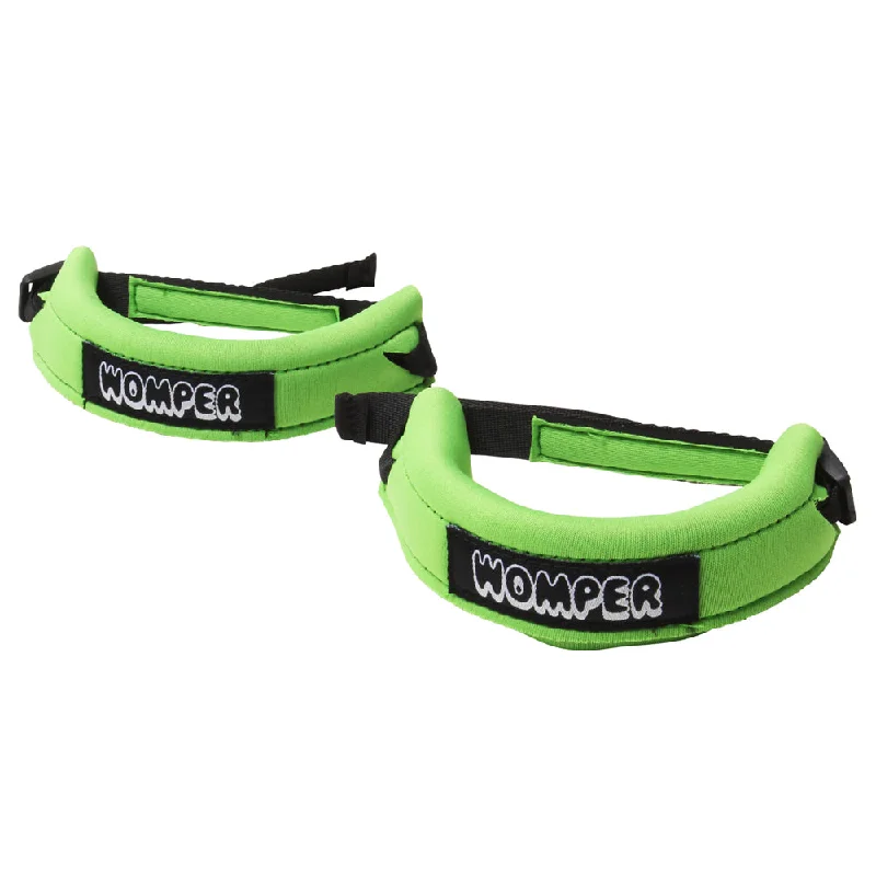 surfboards for long rides-Womper - Pro-Master Fin Straps - Green