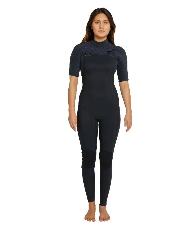 high-speed surfboards for advanced riders-O'Neill Hyperfreak Womens 2mm CZ SS Full Wetsuit - Sum24