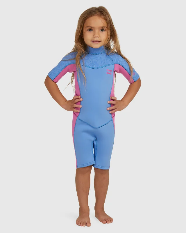 surfboards for all-weather use-Billabong Synergy Toddlers Spring Wetsuit - Sum22