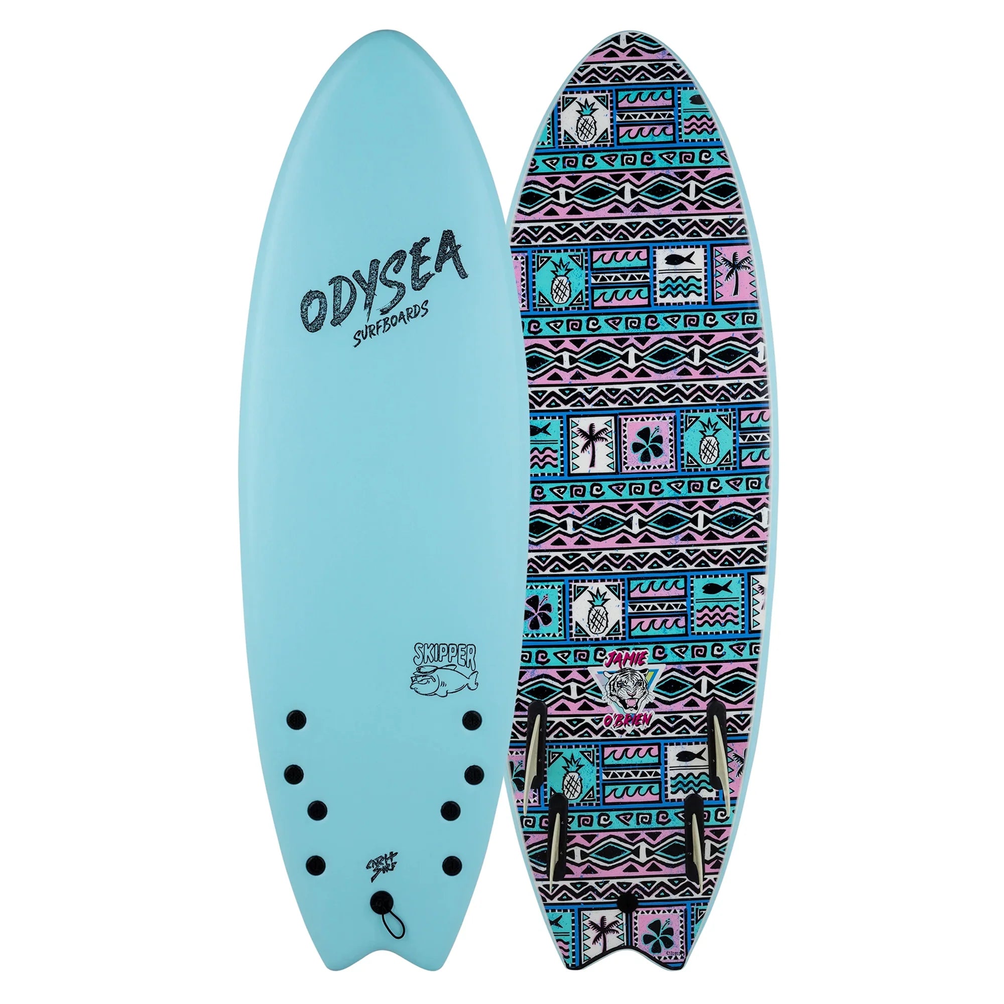 durable surfboards for tough conditions-ODYSEA 66 SKIPPER PRO-JOB QUAD SKY BLUE 20