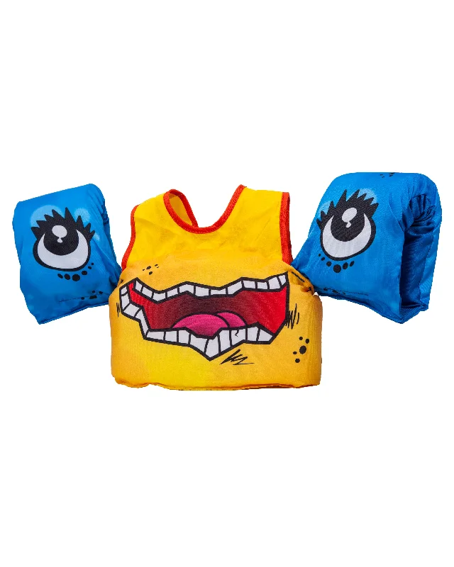 surfboards for efficient wave riding-Paddle Pals Child's Swim Vest - Monster