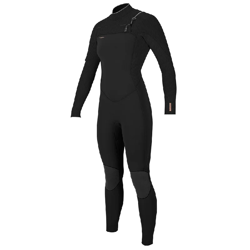 surfboards with high-performance shapes-Women's O'Neill Hyperfreak 4/3+mm Chest Zip Fullsuit Wetsuit