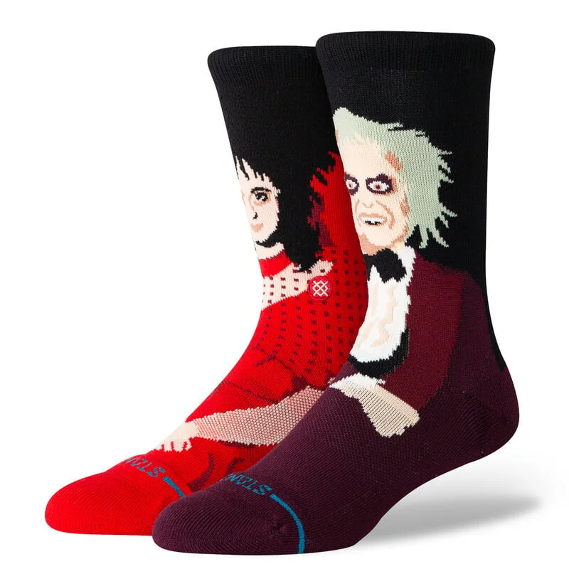 surfboards with good buoyancy for easy surfing-Beetlejuice X Stance Crew Socks