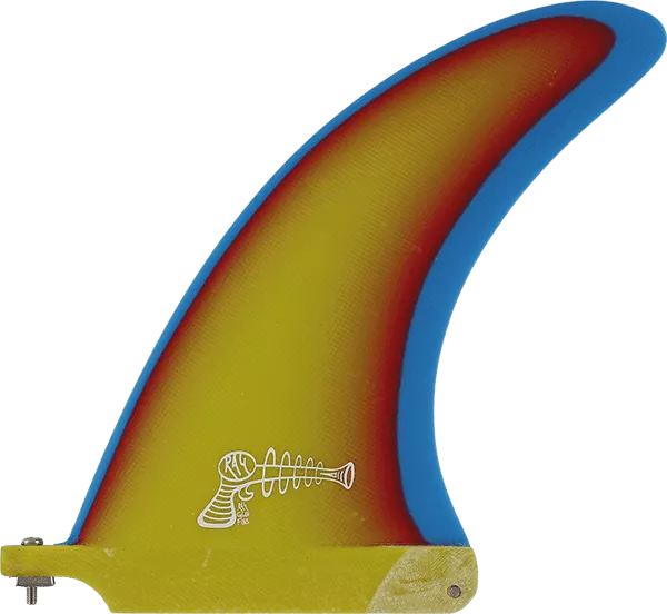 surfboards for big waves-RAY GUN FIBERGLASS CENTER FIN 9.0" SUNRISE