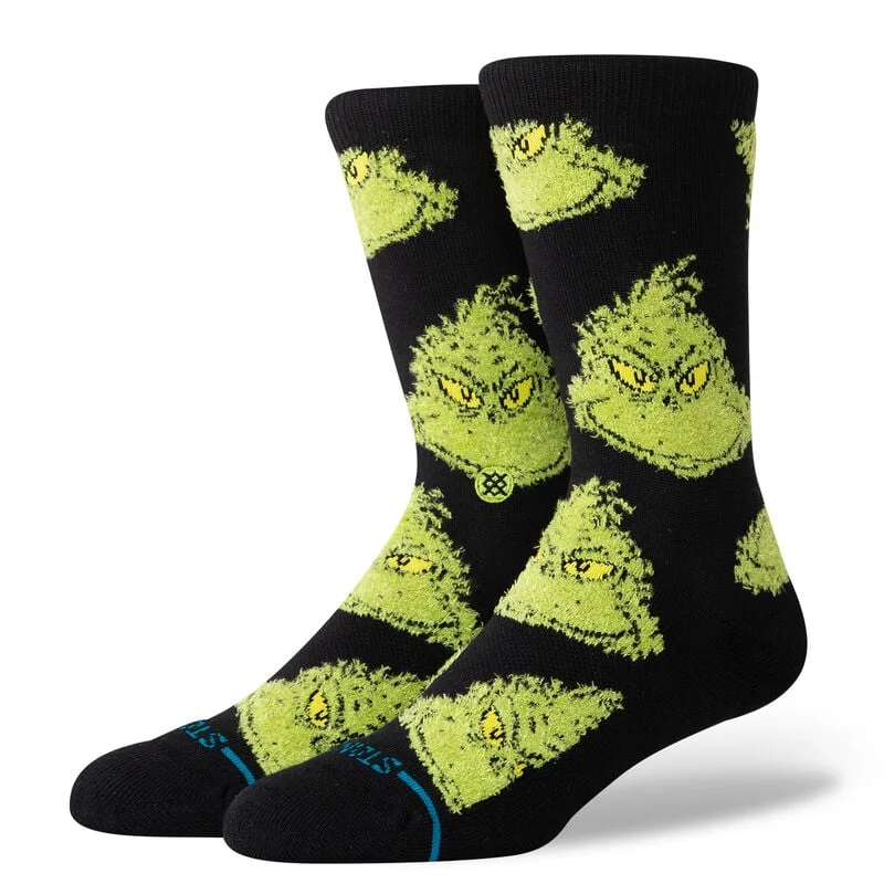 surfboards for expert riders looking for performance-The Grinch X Stance Crew Socks