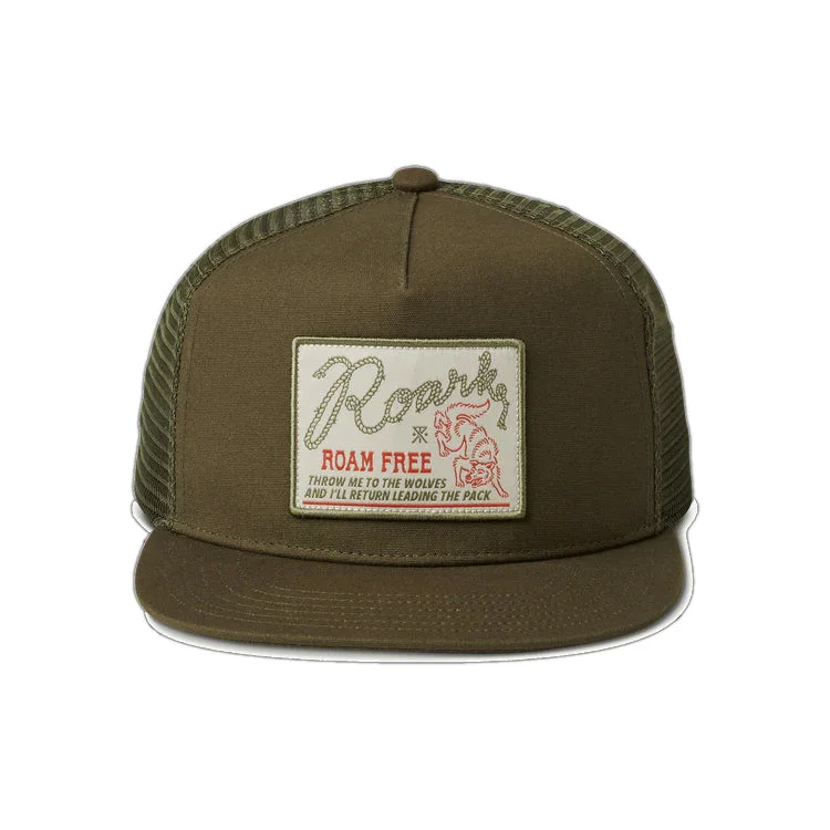 surfboards with improved fin placement-Roark Station Trucker Hat Military