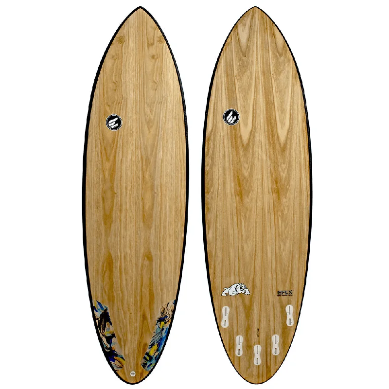 surfboards with precise rail design for carving-ECS Bulldog Paulownia Surfboard