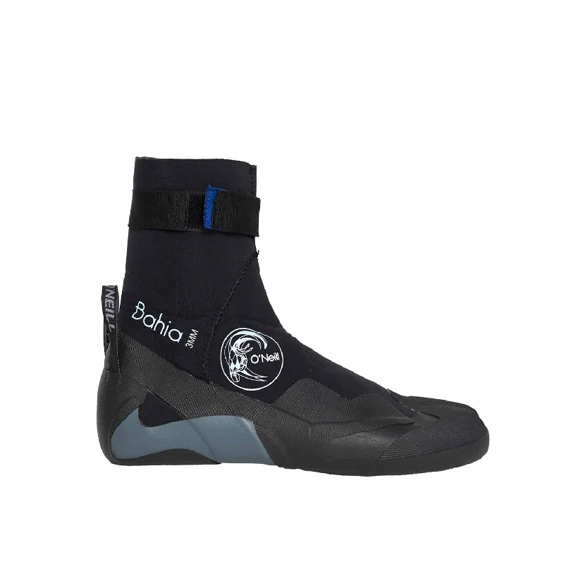 best surfboards for all-around use-O'NEILL WMNS BAHIA 3MM SPLIT TOE BOOT - BLACK 2024