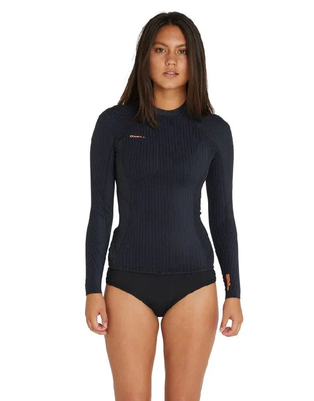 surfboards for long rides-O'Neill Women's Hyperfreak 1.5mm LS Wetsuit Jacket  - Sum24