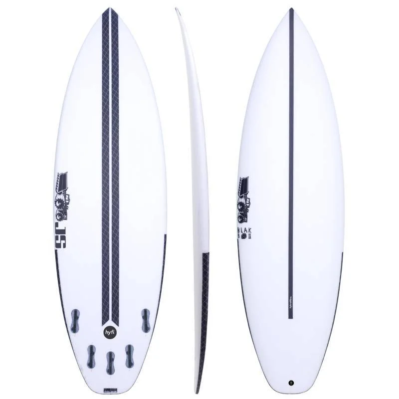 surfboards with wide tails for added power-JS Industries - Blak Box 3 - 6'0 Squash Tail HYFI - 5 FCS II (34.6L)