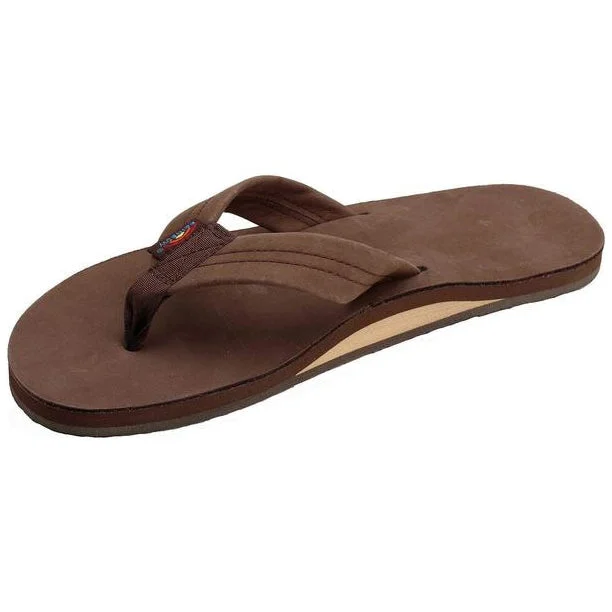 surfboards for smooth carving-Rainbow Men's Sandals Expresso Premier Leather Single Layer Arch 301ALTS0EXPRM