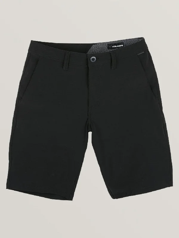 surfboards with great flexibility-Volcom Frickin Static 2 Hybrid Mens Shorts - BKO Black Out 2022