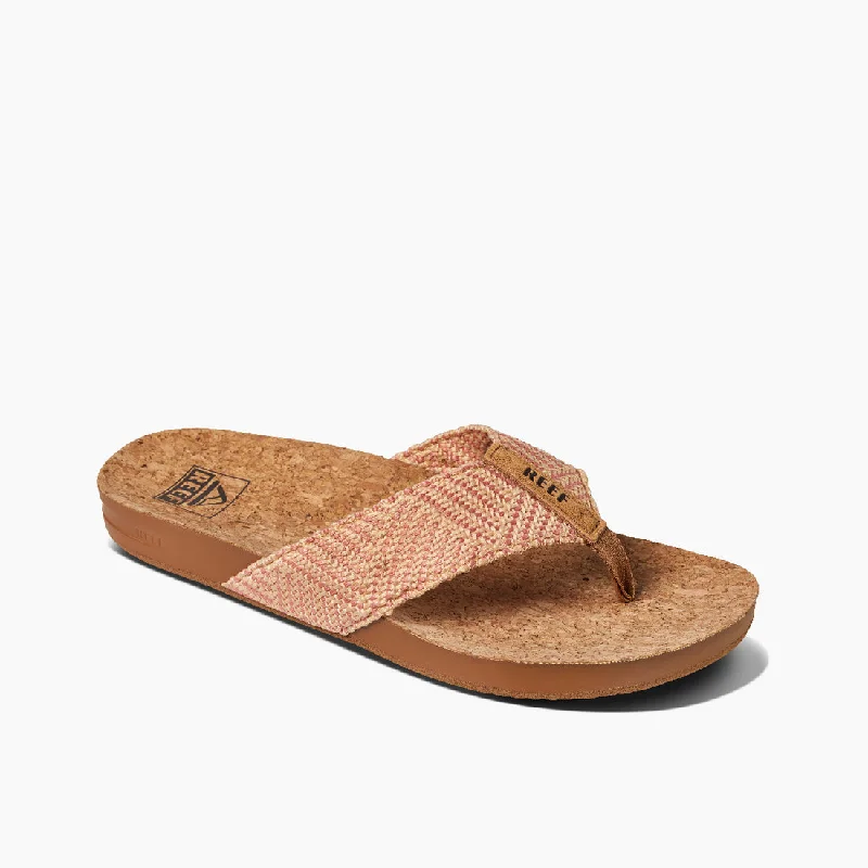 surfboards for long rides-Reef Cushion Strand Women's Sandals  - Rose