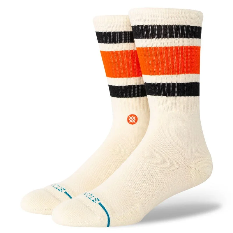 surfboards with precise rail design for carving-Stance Boyd St Socks - Tomato