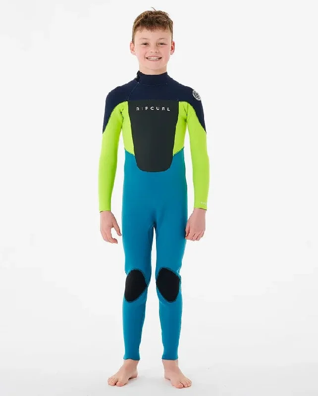 surfboards for fast turns-Rip Curl Boys Omega 4/3mm BZ Wetsuit - Win23