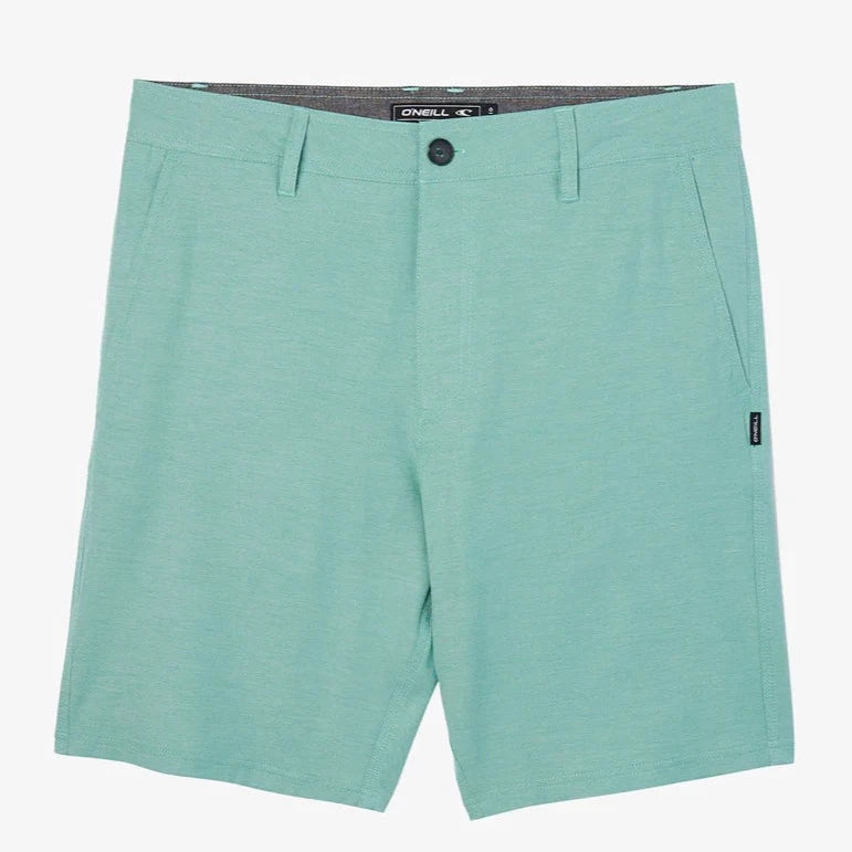 surfboards for better carving control-O'neill Reserve Light Check 19" Shorts - Aqua Wash