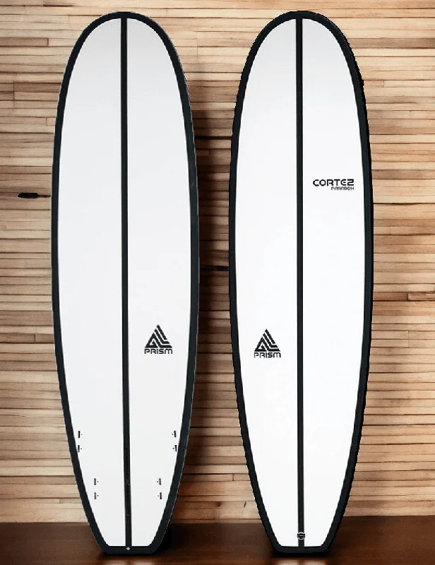 surfboards with good foot positioning for control-Cortez Prism Paradox Surfboard 7ft 0 - White