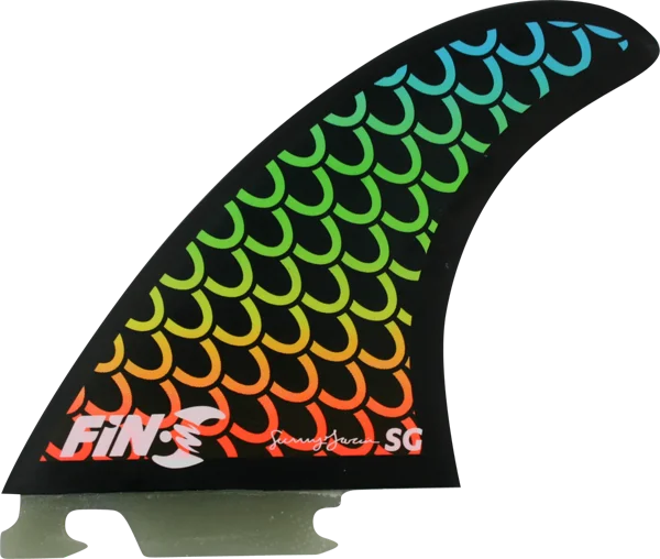 surfboards for smooth wave exits-Fin-S Sg-1 Honeycomb Black/Multi 3 Fins Surfboard FIN - 3PCS SET