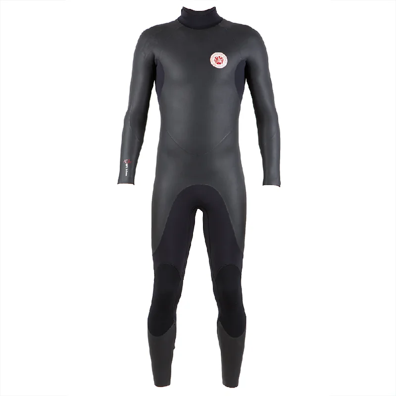 surfboards with great rail control-Nineplus Retro 3/2 Full Mens Wetsuit