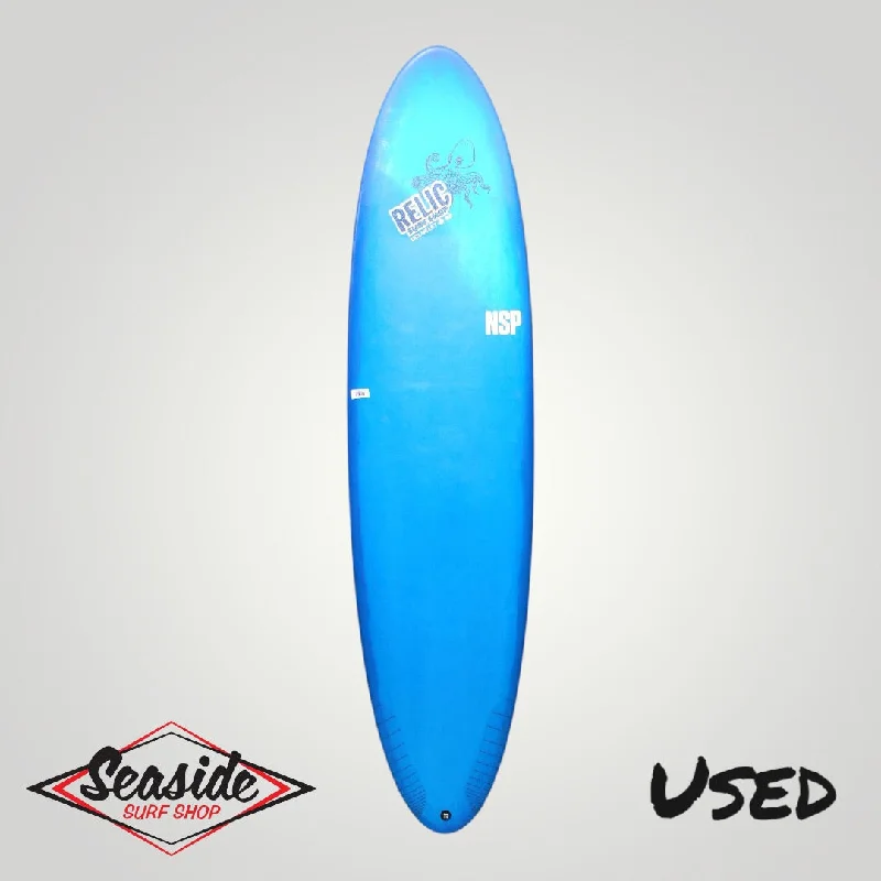 surfboards for quick response in heavy surf-USED NSP Surfboards - 7'2  Funboard Surfboard