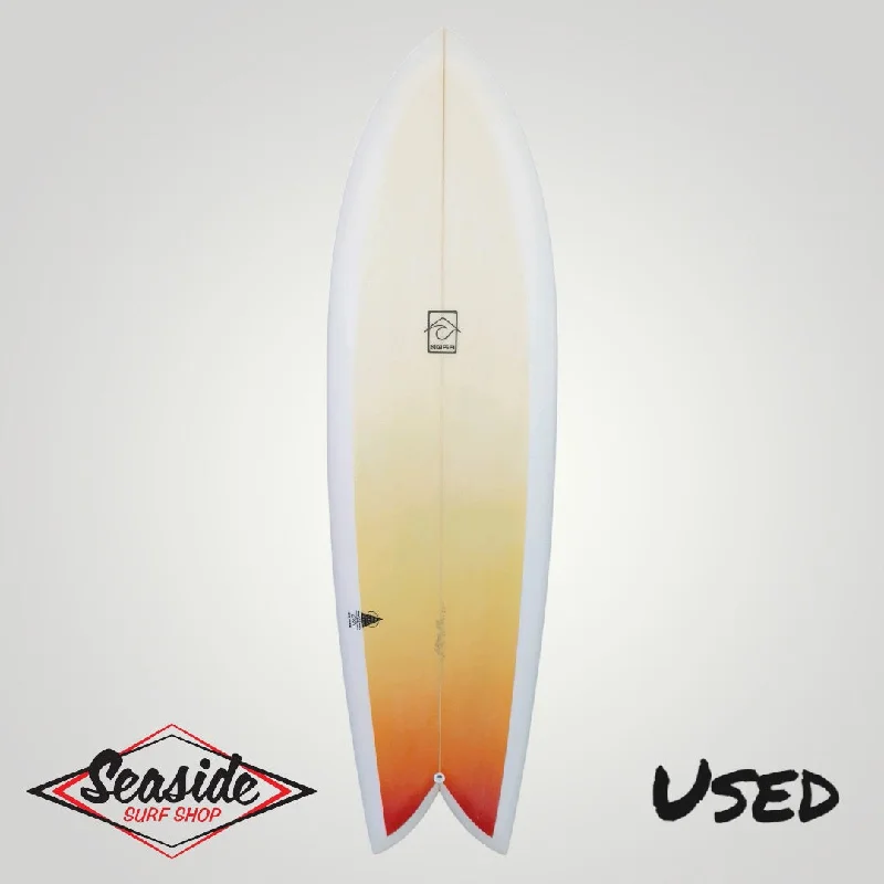 surfboards for deep water riding-USED NWSD Surfboards - 6'6" BC fish Surfboard