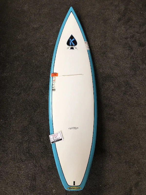 surfboards with improved fin placement-6'0 Kechelle Performer